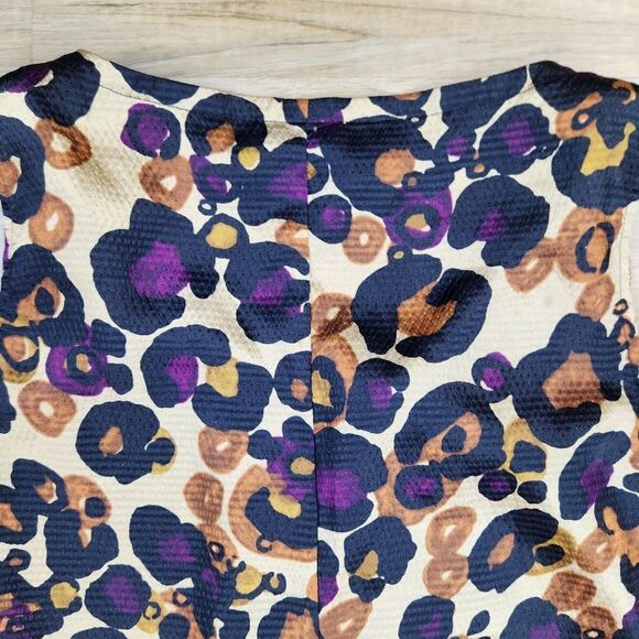 🔺️Apt 9 Metallic Gold, Black, & Fuchsia Print Sleeveless Top Medium - Picture 6 of 12